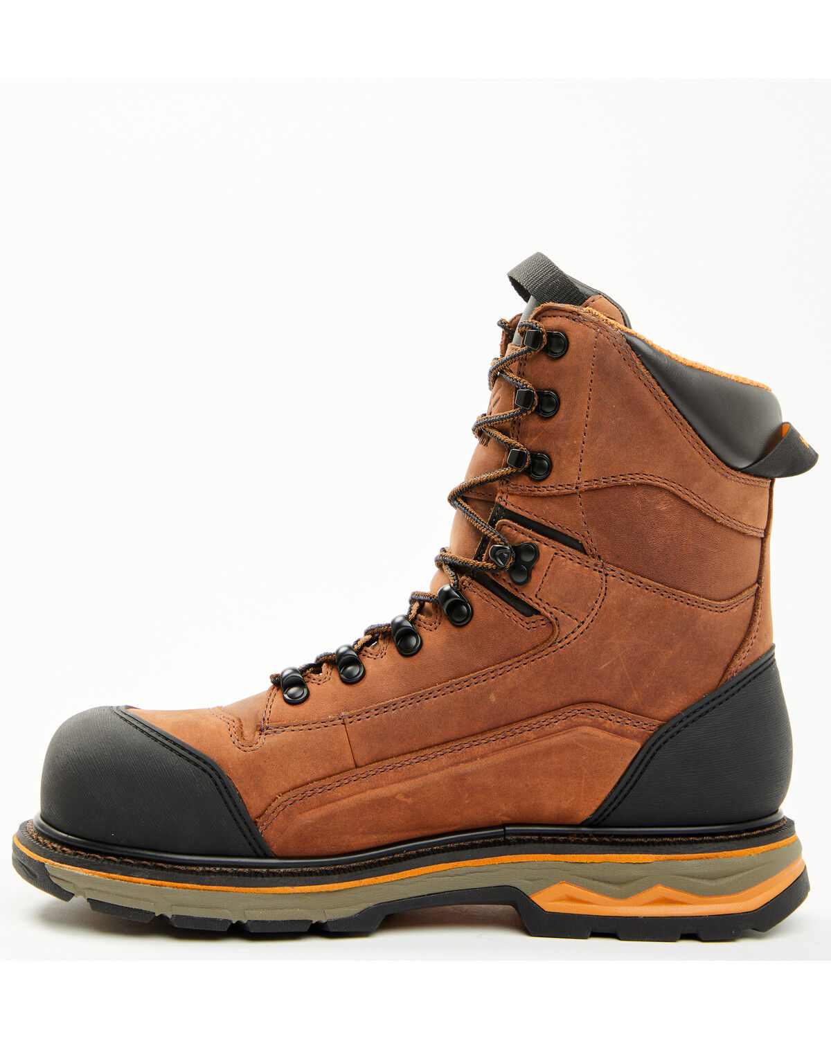 Image #3 - Hawx Men's 8" Enduro Waterproof 400G Insulated Work Boots - Composite Toe, Dark Brown, hi-res
