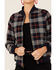 Image #3 - Pendleton Women's Navy & Red Plaid Wool Bomber Jacket, , hi-res
