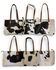 Image #2 - Ranch Junkie Women's Highlands Genuine Cowhide Large Tote, Black/white, hi-res