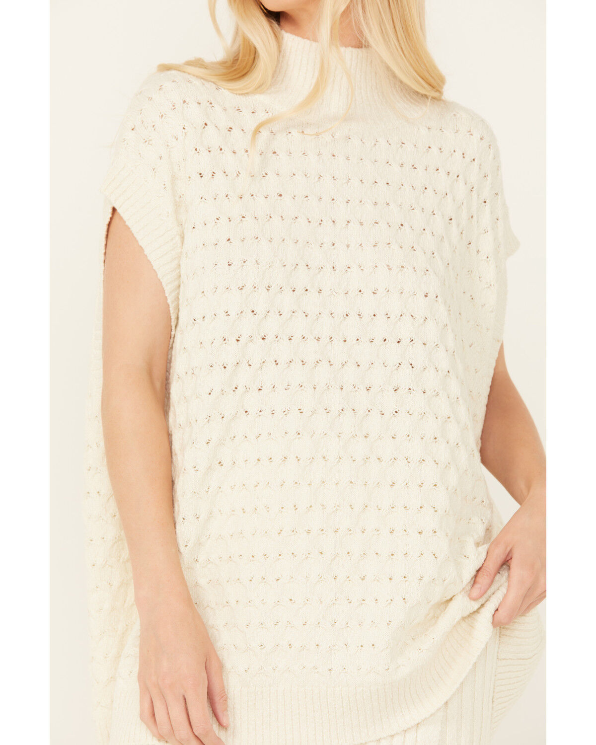 Image #3 - Free People Women's Rosemary Knit Top and Skirt Set - 2 Piece, Cream, hi-res