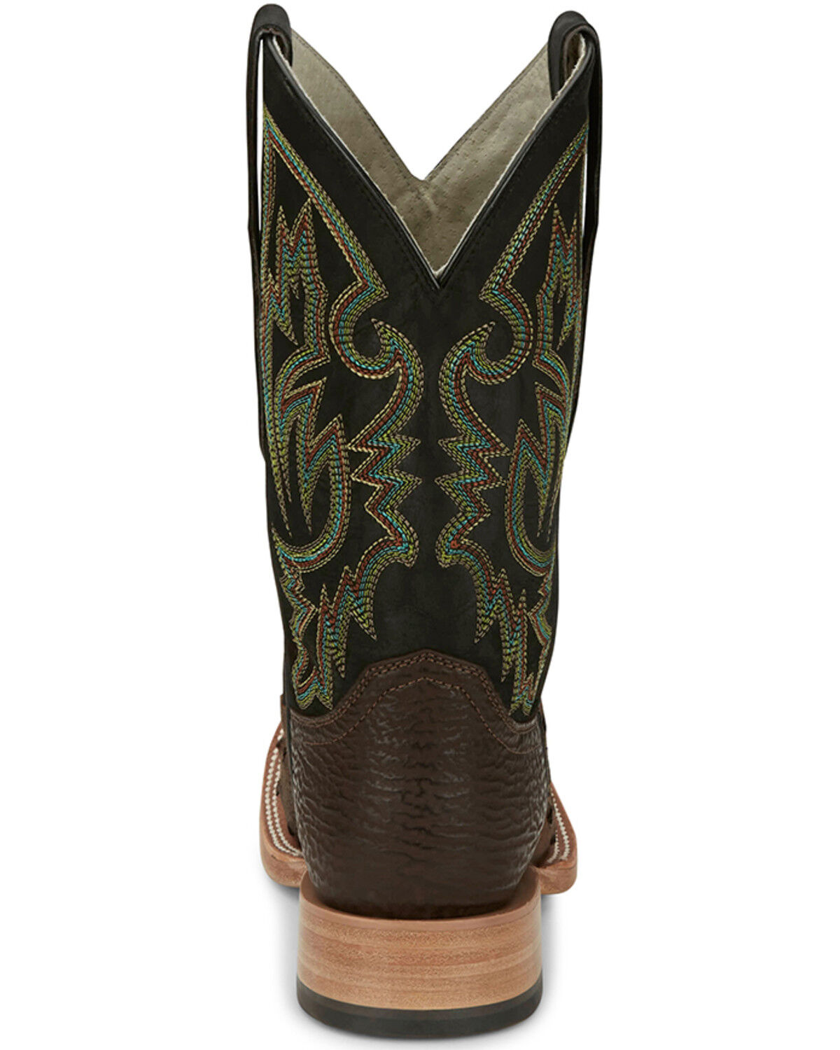 Image #5 - Justin Men's King Kango Exotic Full-Quill Ostrich Western Boots - Broad Square Toe, Dark Brown, hi-res