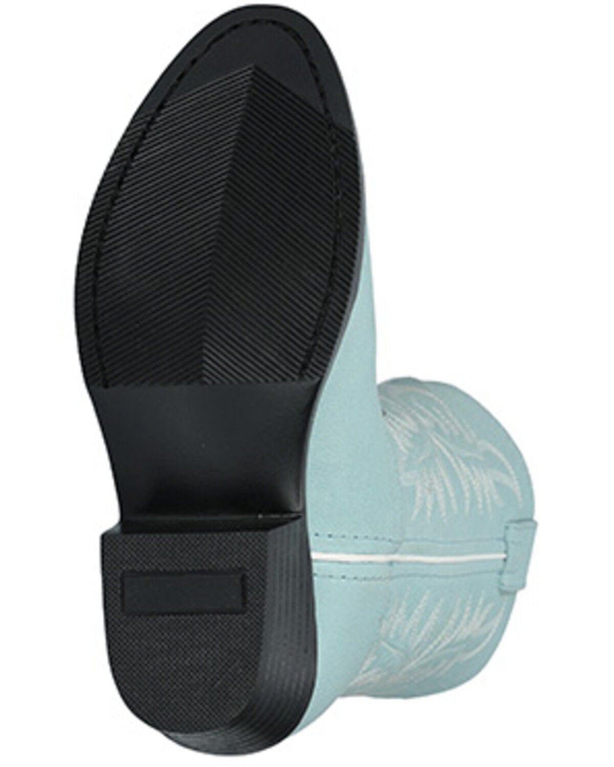 Image #7 - Smoky Mountain Little Girls' Denver Western Boots - Round Toe, Light Blue, hi-res