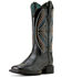 Image #2 - Ariat Women's Round Up Ruidoso Performance Western Boots - Broad Square Toe, Black, hi-res