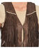 Image #5 - Kobler Leather Women's Yucaipa Fringe & Rhinestone Leather Vest, Brown, hi-res