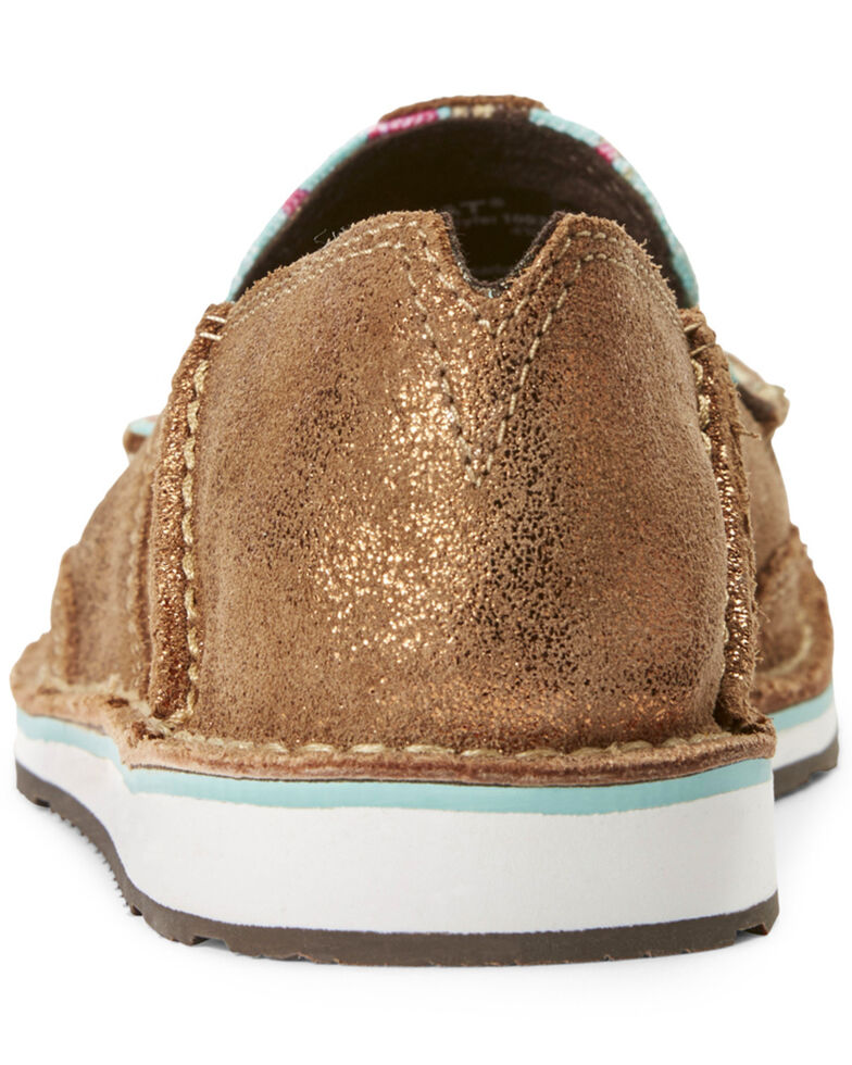 Ariat Women S Cruiser Leopard Cactus Slip On Shoes Moc Toe
