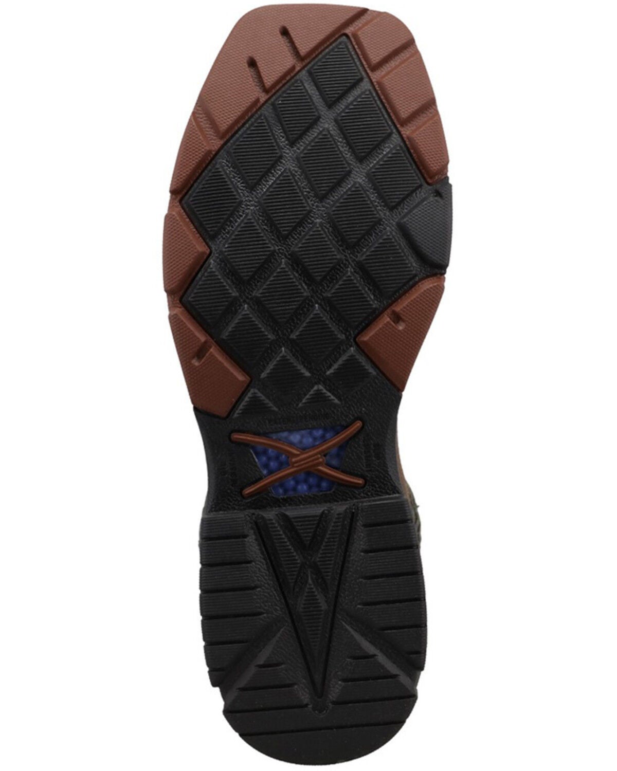 Image #7 - Twisted X Men's 12" Western Work Boots - Nano Composite Toe, Brown, hi-res