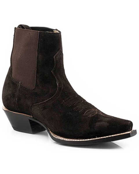 Stetson Women's Everly Western Booties - Snip Toe, Brown, hi-res