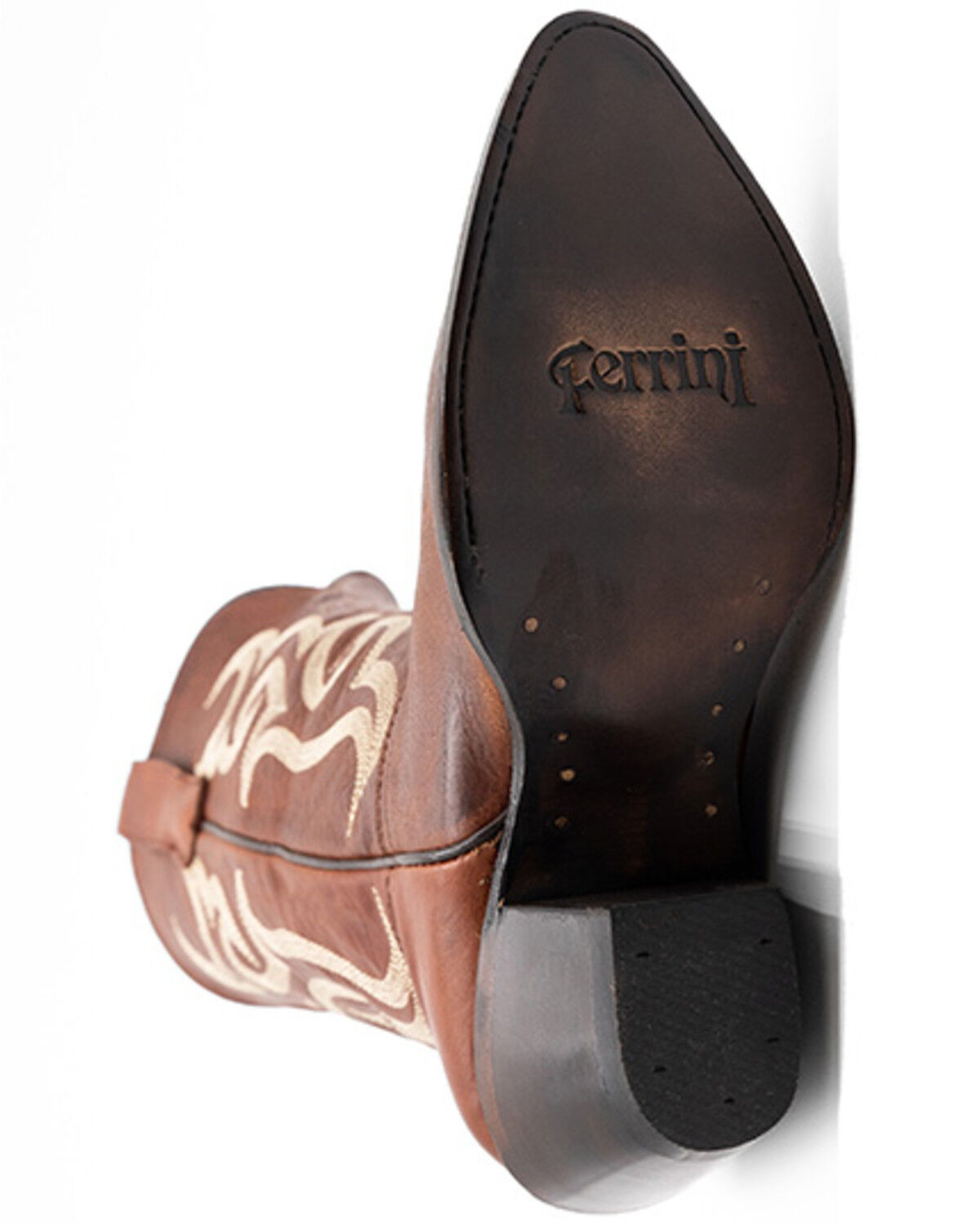 Image #7 - Ferrini Women's Quinn Western Boots - Round Toe, Brown, hi-res