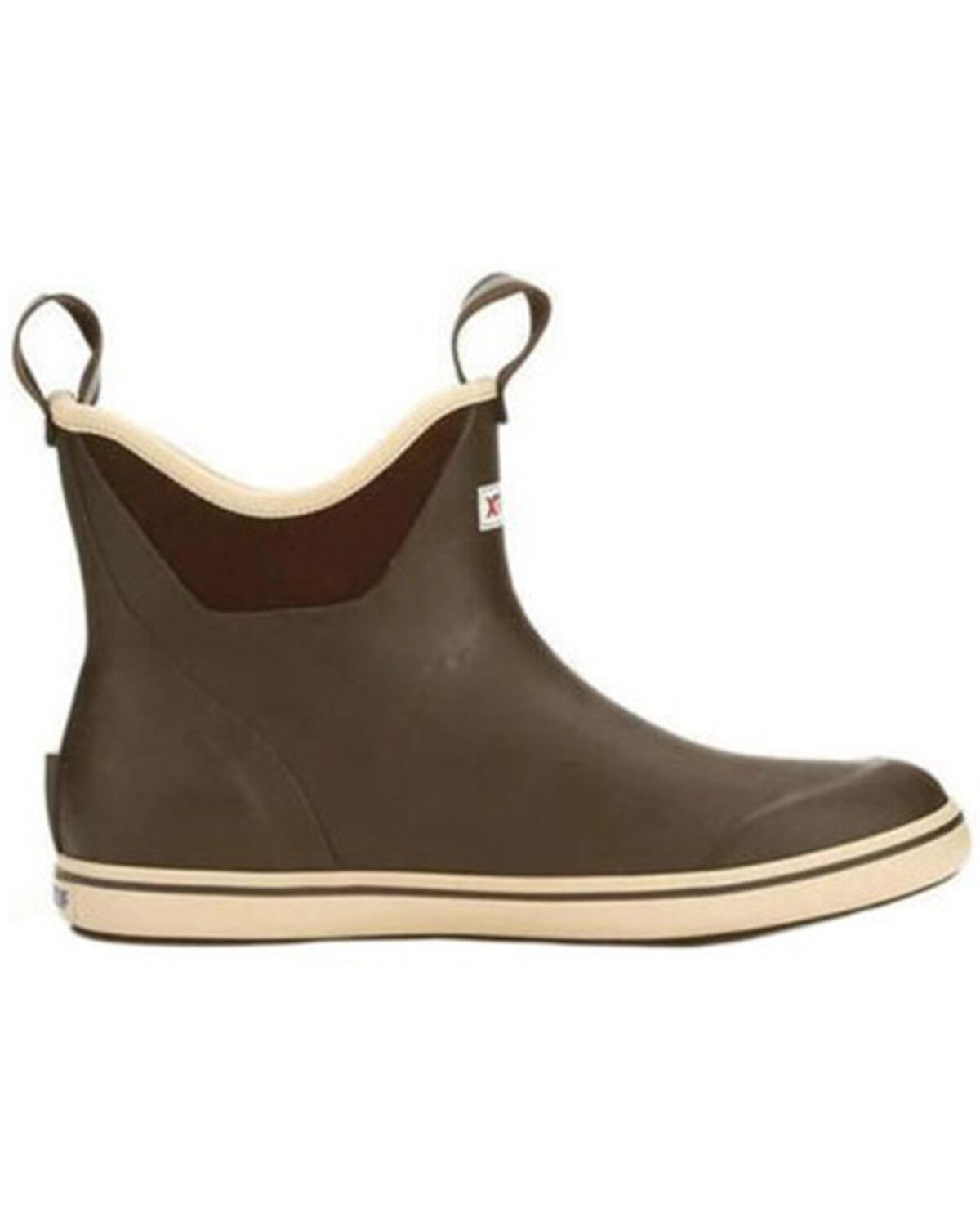 Image #2 - Xtratuf Men's 6" Ankle Deck Boots - Round Toe, Chocolate, hi-res