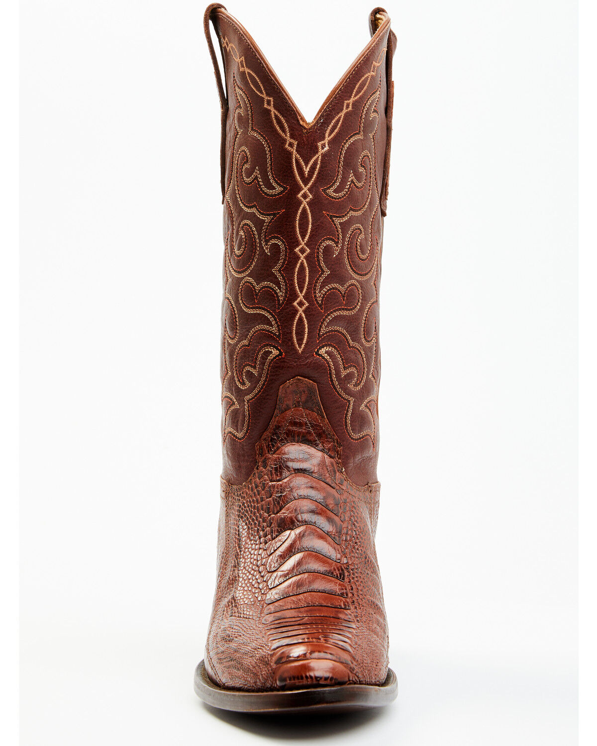 Image #4 - Cody James Men's Exotic Ostrich Western Boots - Round Toe, Red, hi-res