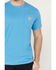 Image #3 - Carhartt Men's Force Relaxed Fit Short Sleeve Pocket T-Shirt, Blue, hi-res