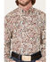 Image #3 - Cinch Men's Large Paisley Print Long Sleeve Button Down Western Shirt , Multi, hi-res