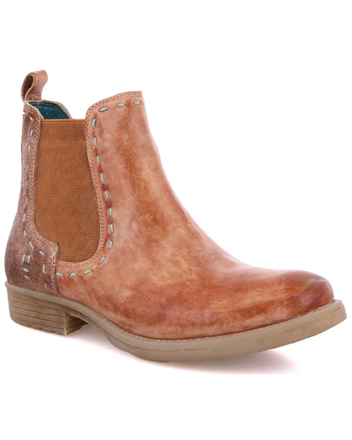 Image #1 - Roan by Bed Stu Women's Hostile Booties - Round Toe, Pecan, hi-res