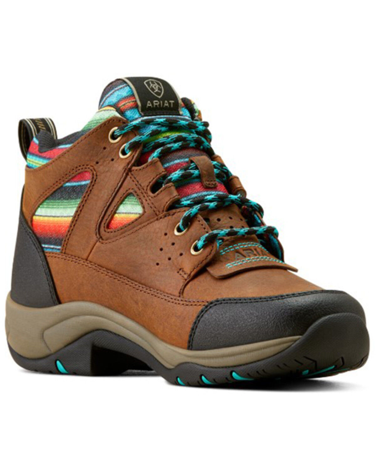 Image #1 - Ariat Women's Terrain VentTEK 360 Work Boots - Round Toe, Brown, hi-res