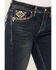 Image #4 - Grace in LA Women's Dark Wash Mid Rise Bootcut Jeans, , hi-res