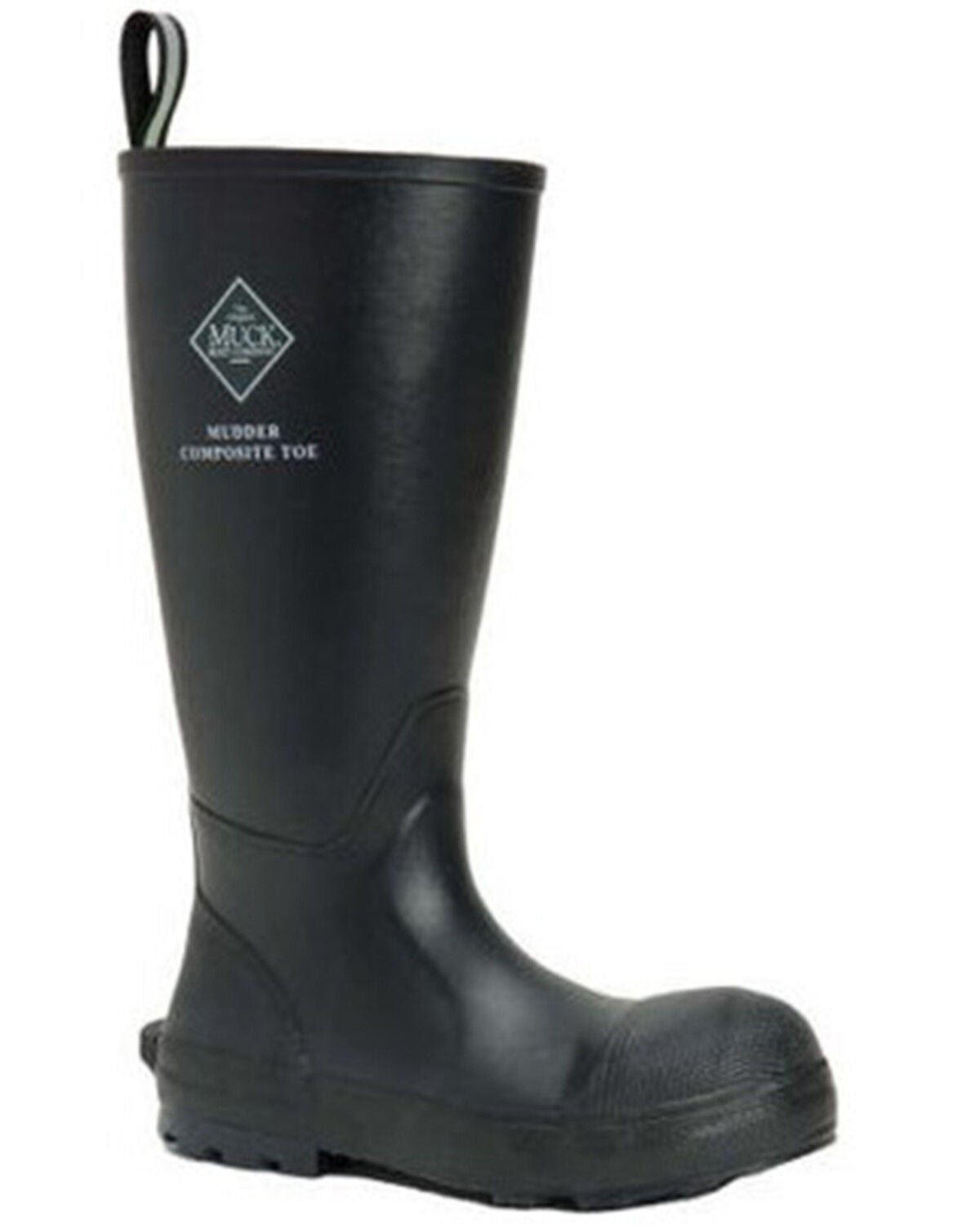 Muck Boots Men's Mudder Waterproof Work Boots - Composite Toe, Black, hi-res