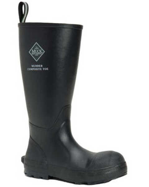 Image #1 - Muck Boots Men's Mudder Waterproof Work Boots - Composite Toe , Black, hi-res