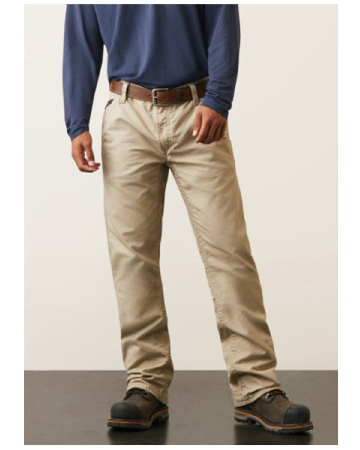Ariat Men's FR M4 Workhorse Relaxed Bootcut Jeans, Beige/khaki, hi-res