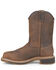 Image #2 - Carolina Men's Anchor Waterproof Western Work Boots - Composite Toe, Brown, hi-res