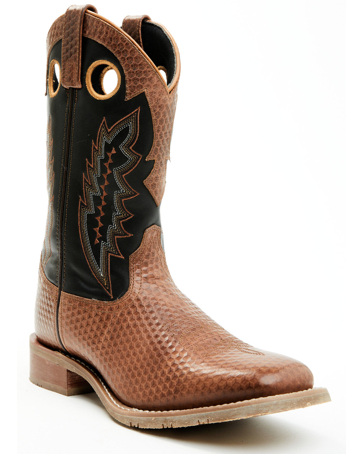 Image #1 - Laredo Men's 11" Western Boots - Broad Square Toe, Black, hi-res