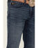 RANK 45 Men's Unbroken Medium Dark Wash Stretch Stackable Straight Jeans , Dark Medium Wash, hi-res