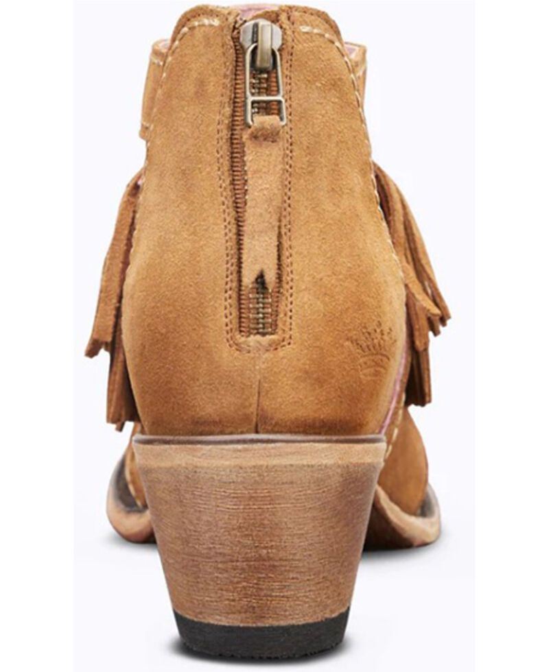Junk Gypsy By Lane Women's Kiss Me At Midnight Western Fashion Mule Booties - Snip Toe , Camel, hi-res