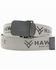 Image #1 - Hawx Men's Web Belt, Grey, hi-res
