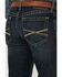 Image #4 - Ariat Men's M2 Bisman Gage Stretch Relaxed Stackable Bootcut Jeans , Blue, hi-res