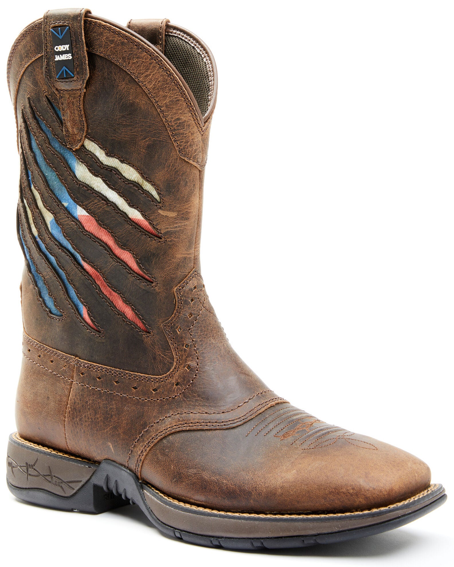 broad square toe boots