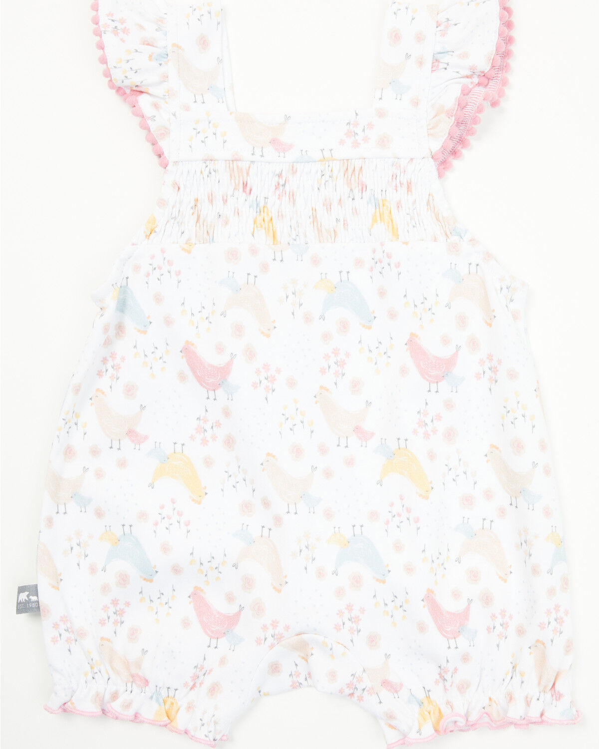 Image #3 - Rugged Bear Infant Girls' Chick Print Onesie, White, hi-res