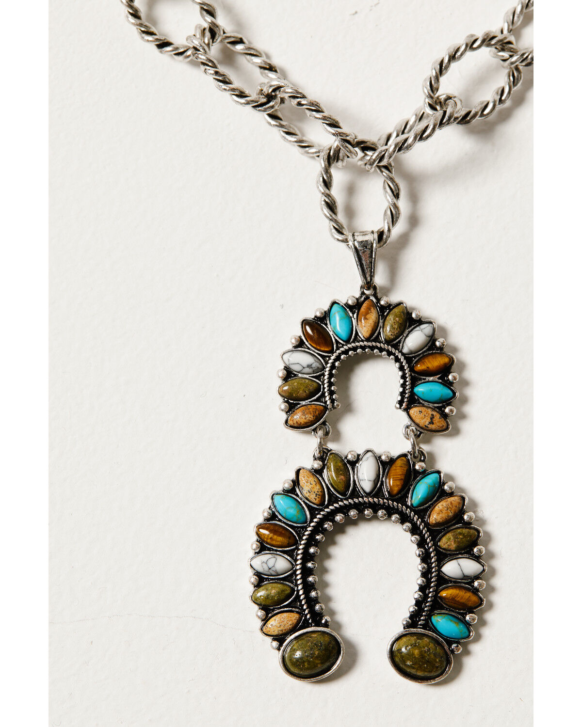 Image #2 - Shyanne Women's Bisbee Falls Stacked Horseshoe Jewelry Set - 2 Piece, Silver, hi-res