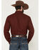 Image #4 - Cinch Men's Modern Fit Paisley Print Long Sleeve Button-Down Western Shirt, Burgundy, hi-res