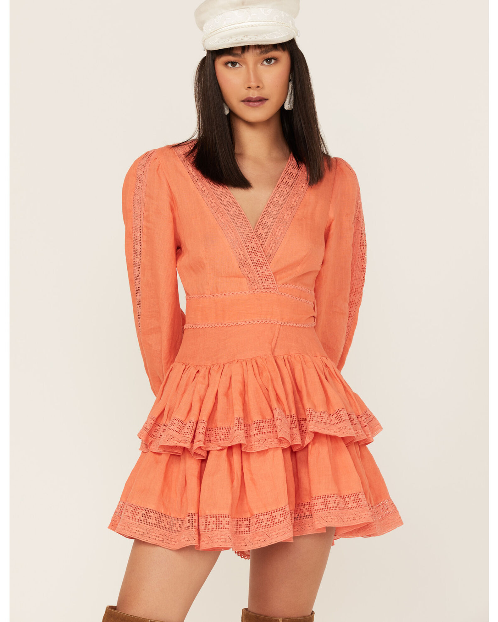 Maia Bergman Women s Mika Lace Tiered Dress Country Outfitter