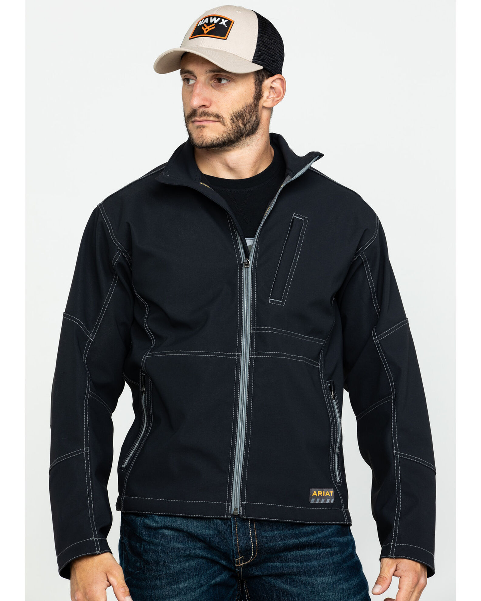 Ariat Men s Rebar Canvas Softshell Work Jacket Country Outfitter