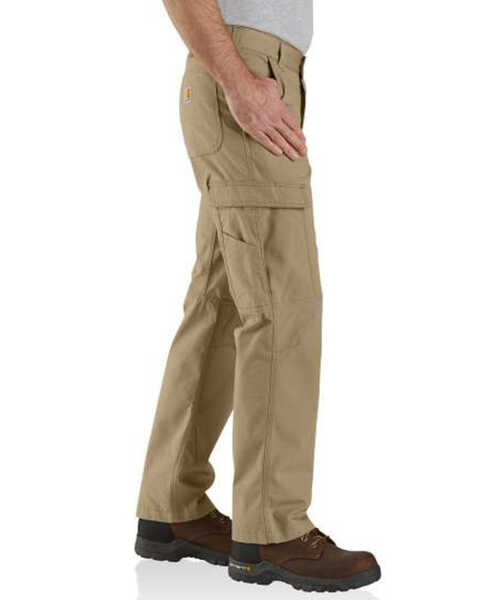 Image #3 - Carhartt Men's M-Force Broxton Cargo Work Pants , Beige/khaki, hi-res