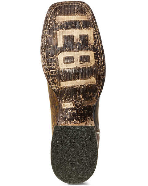 Image #5 - Ariat Men's Circuit Woodsmoke Western Boots - Broad Square Toe, Brown/blue, hi-res