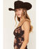 Image #3 - Cleo + Wolf Women's Floral Print Asymmetrical Hem Midi Dress, Brown, hi-res
