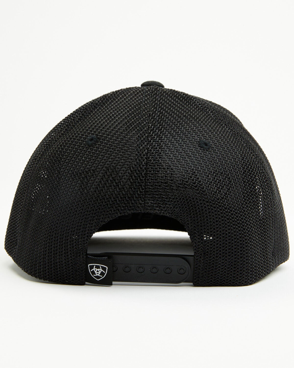 Image #3 - Ariat Men's Embroidered Logo Ball Cap, Black, hi-res
