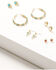 Image #1 - Shyanne Women's Southwest Love Earring Set - 5 Piece, Gold, hi-res