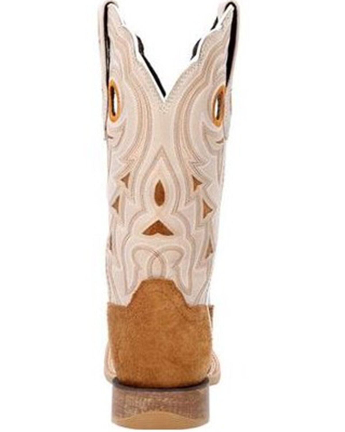 Image #5 - Durango Women's Lady Rebel Pro Cashew Western Boots - Broad Square Toe, Cream/brown, hi-res