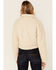 Image #3 - Vigoss Women's Button Up Cropped Sherpa Jacket, Ivory, hi-res