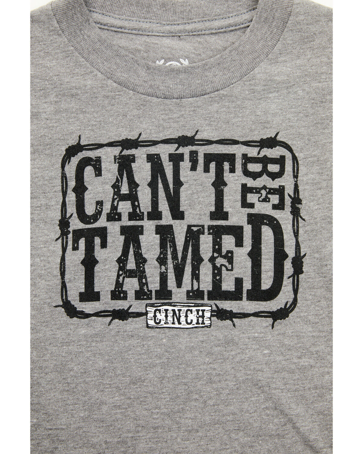 Image #2 - Cinch Infant Boys' Can't Be Tamed Short Sleeve Graphic T-Shirt, Grey, hi-res
