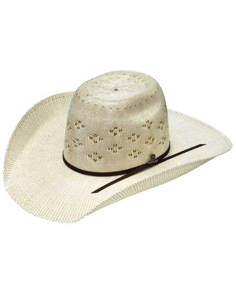 Ariat Straw Cowboy Hat , Natural, hi-res