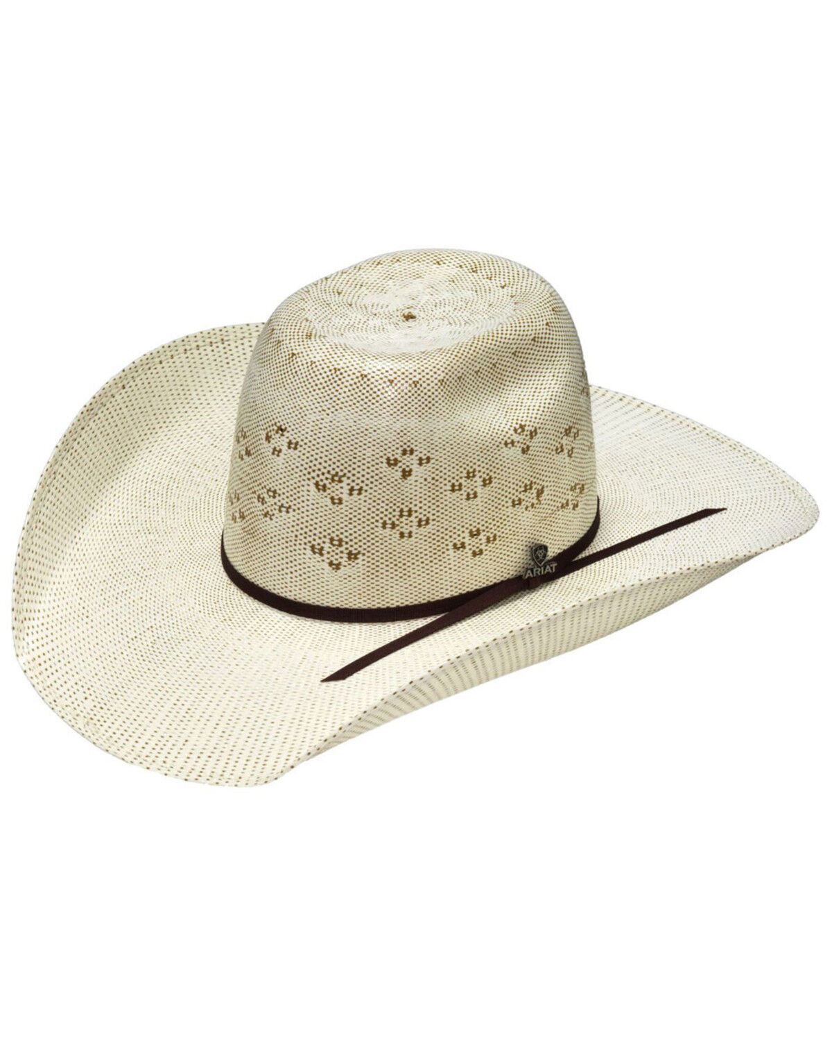 Image #1 - Ariat Straw Cowboy Hat, Natural, hi-res