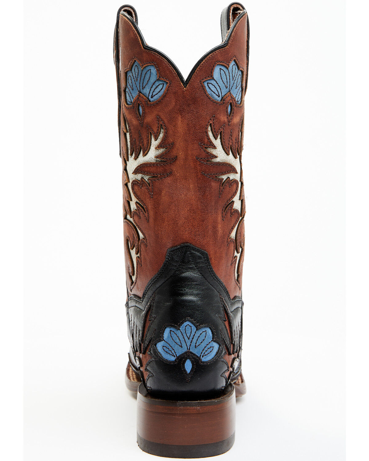 Image #5 - Dan Post Women's Tamarind Floral Leather Western Boots - Broad Square Toe, , hi-res