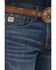 Image #2 - Cinch Men's Fastback Stonewash Original Loose Taper Rigid Denim Jeans, Indigo, hi-res