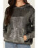 Image #3 - Revel Women's Metallic Sparkle Hoodie, Silver, hi-res