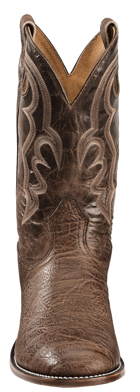 Image #4 - Boulet Super Roper Cowboy Boots - Round Toe, Walnut, hi-res