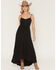 Image #1 - Idyllwind Women's Deaderick Lace Trim Sleeveless Midi Dress, Black, hi-res