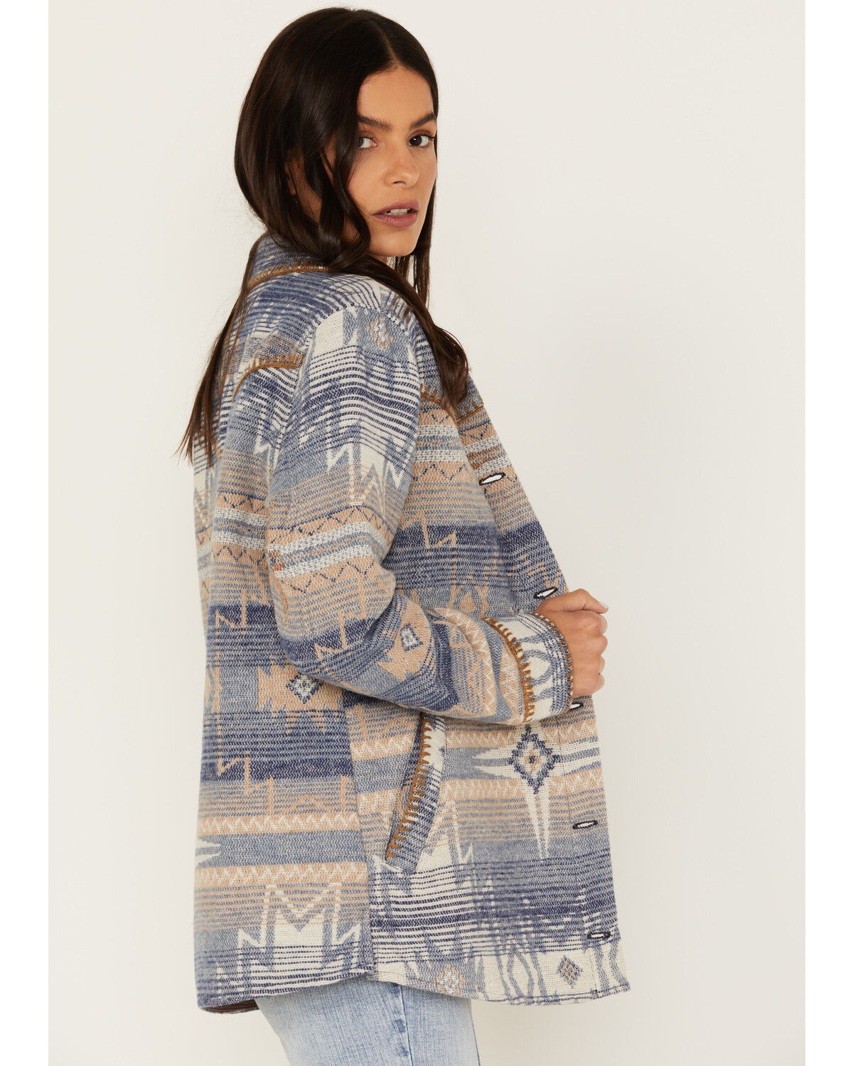 Image #2 - Idyllwind Women's Sanford Whip Stitch Blanket Jacket, , hi-res